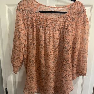 Women’s Size XL Lauren Conrad 3/4 Sleeve Blouse